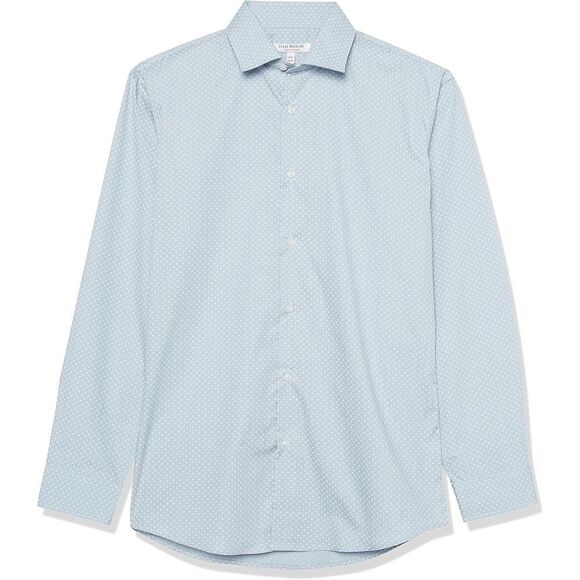 Isaac Mizrahi Boy's Long Sleeve  Button Down Shirt size 10 Blue - Picture 1 of 4